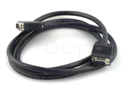 61-00104 - SVGA 3 Coaxial, High Density DB 15 Male to Male