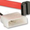 14-10300-001 - SATA Slimline Cable, Straight -R. Angle   4 Pin