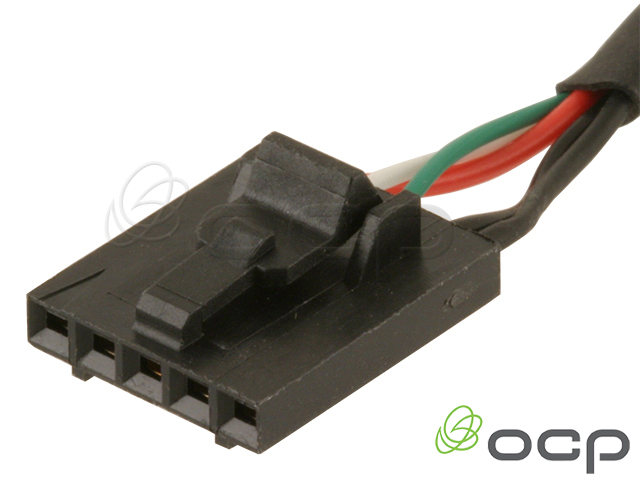 Panel Mount USB Female Ext to 5 position C-Grid