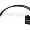 62-00201 - Dual USB A Panel Snap Cable  -10 Pos. 2.54M