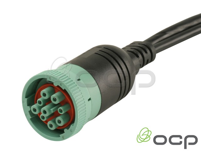 11760-03-306 - J1939 TYPE 2 Y Cable, 9 Pin Male to Female HD10-9-1939P-BP03 Connector   DB15 Male